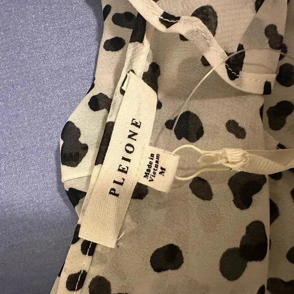 Pleione Black and White Blouse - Picture 5 of 7